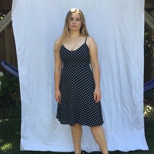 Polka dotted dress